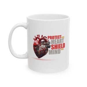 Protect Your Heart Coffee Mug - White