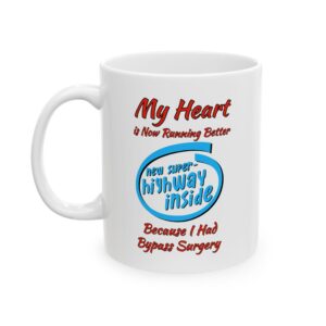 Heart Health Awareness Ceramic Coffee Mug
