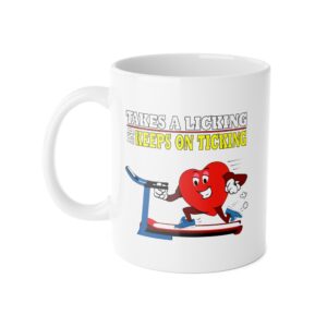 Funny Heart Fitness Coffee Mug - 11oz